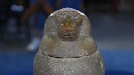Video thumbnail: Antiques Roadshow Appraisal: Ancient Egyptian Canopic Jar, ca. 340 BC