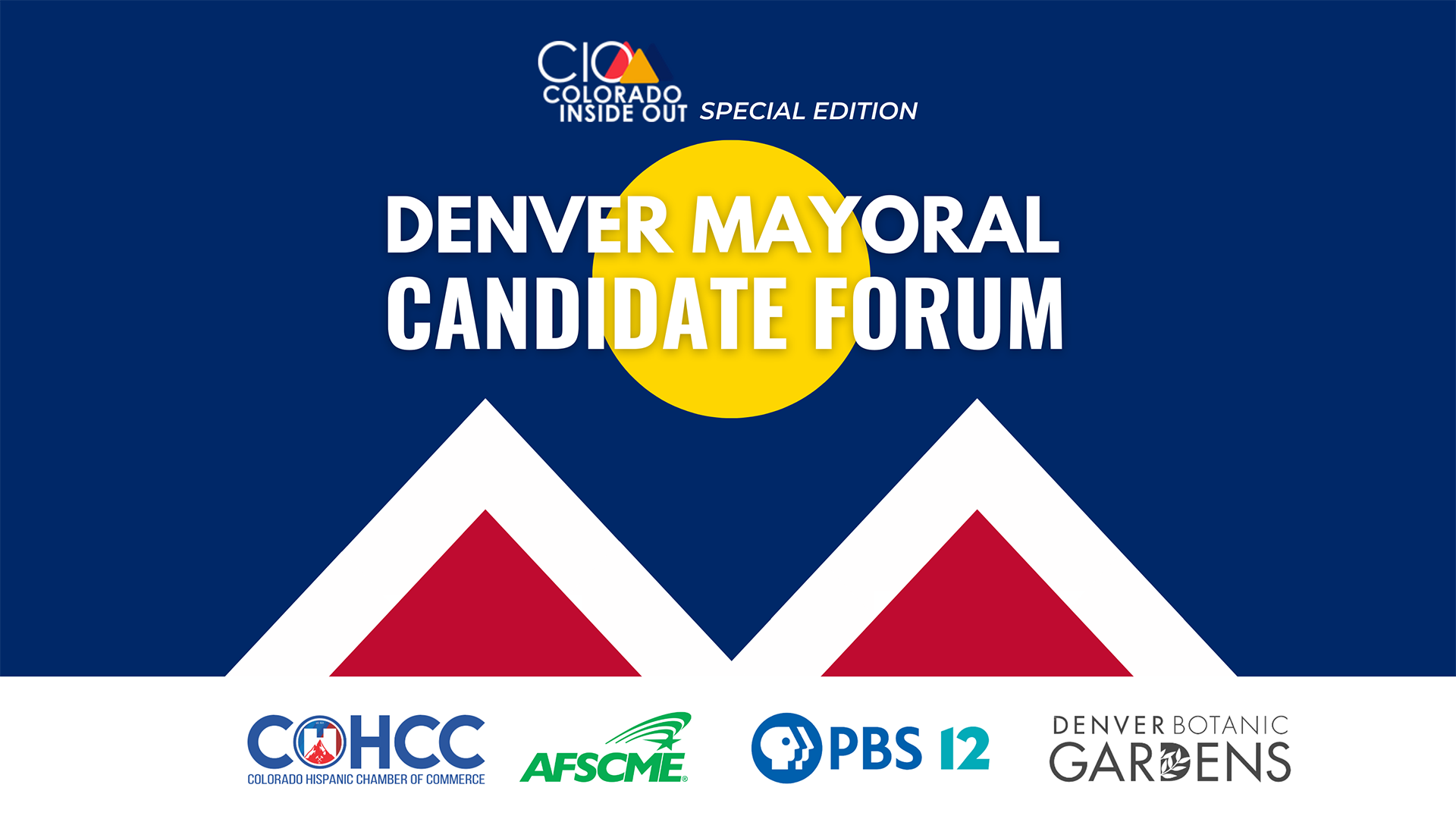 PBS12 Mayoral Hub | CIO Special Edition: Mayoral Candidate Forum | PBS