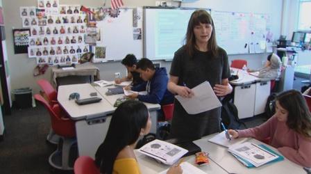 Video thumbnail: Golden Apple Awards for Excellence in Teaching & Leadership Golden Apple 2019 Fellow: Sara Blair Winter-Rosenberg