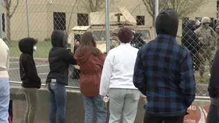 Activists Outside Police Station