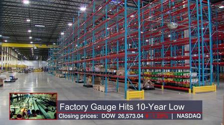 Video thumbnail: Chicago Tonight Crain’s Headlines: US Manufacturing at 10-Year Low