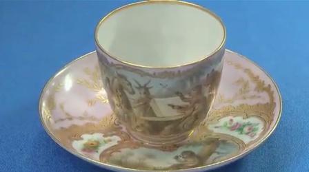 Video thumbnail: Antiques Roadshow Appraisal: Russian Tea Cup & Saucer, ca. 1845