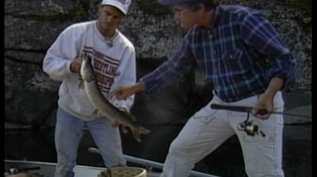 Video thumbnail: Rod & Reel Streamside Rocky Wrestles Some Bass