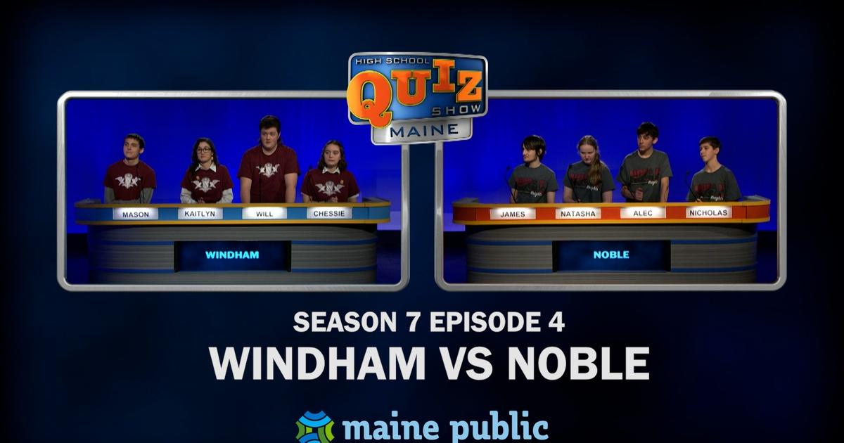 High School Quiz Show Maine Windham vs Noble Season 7 Episode 4