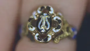Appraisal: Enameled Compartment Ring, ca. 1830