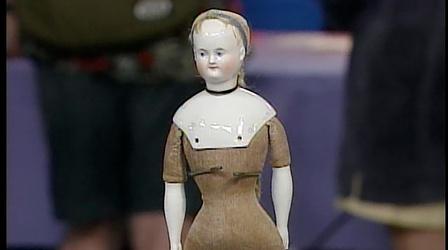 Video thumbnail: Antiques Roadshow Appraisal: Kister Swivel Head Porcelain Doll, ca. 1855