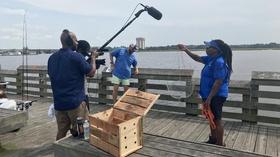 Video thumbnail: Palmetto Scene Crabbing with Tia, Motorcycle Drag Racing, Goat Yoga