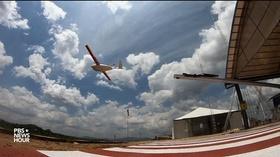 Video thumbnail: PBS NewsHour How drones deliver lifesaving medical supplies in Rwanda