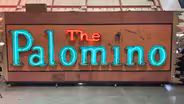 A Flashing Palomino sign