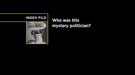 Video thumbnail: Almanac Index File Question | Mystery Politician