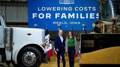 Biden takes message on the road as inflation hits new high