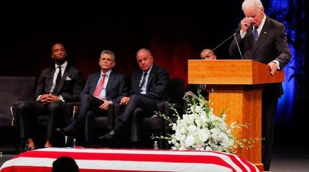 Video thumbnail: PBS NewsHour John McCain remembered as a fighter for American ideals