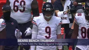 Bears Bench Trubisky, Foles to Start Against Colts