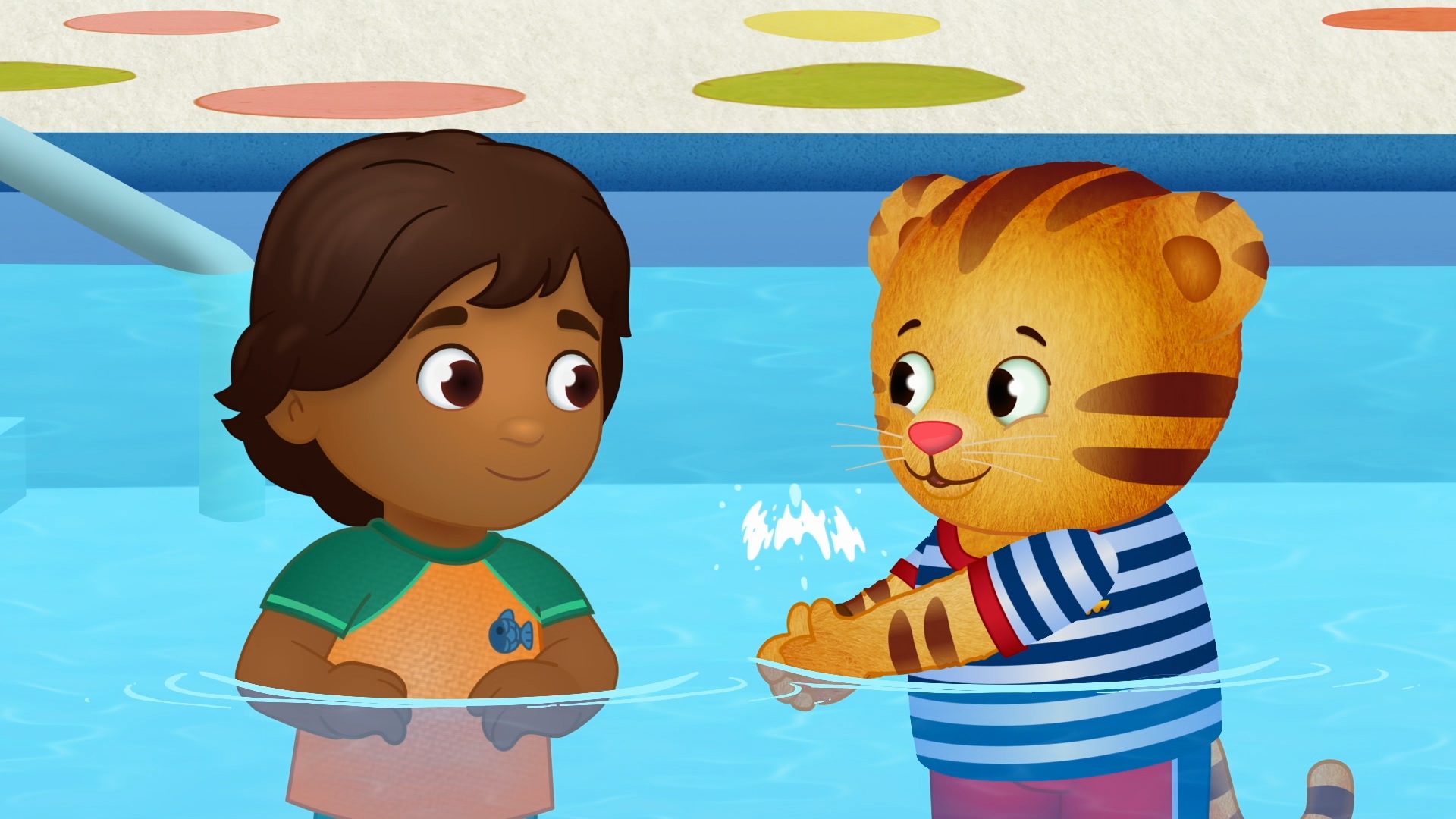 Daniel Pretends at the Pool/Chrissie Pretends at the Library | Watch ...