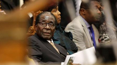 Video thumbnail: PBS NewsHour Zimbabwe president refuses to resign