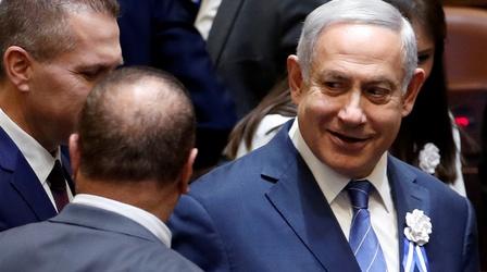 Video thumbnail: PBS NewsHour Facing corruption charges, has Netanyahu lost his 'magic'?