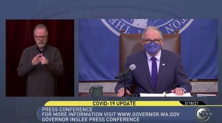 Video thumbnail: Northwest Now Digital First Governor Inslee On Violence Against Asian Americans
