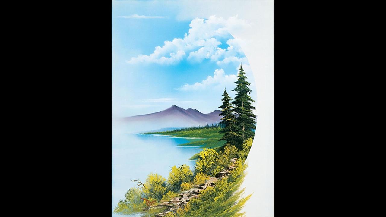 The Best of the Joy of Painting with Bob Ross | Half-Oval Vignette