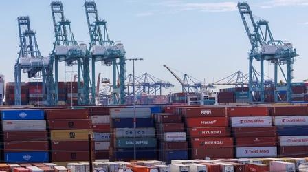 Video thumbnail: PBS NewsHour News Wrap: Biden administration to invest $241M in ports