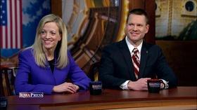 Video thumbnail: Iowa Press Sen. Charles Schneider and Sen. Janet Petersen