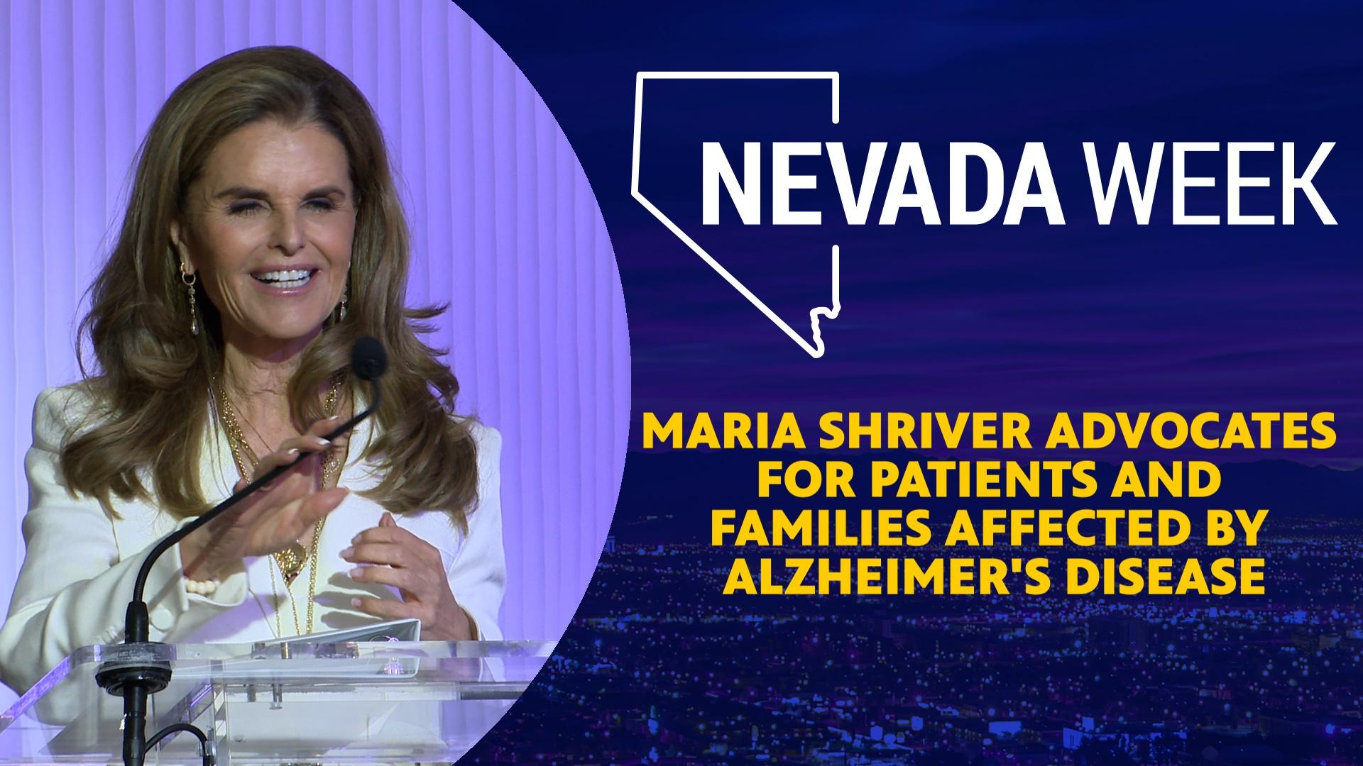 Maria Shriver advocates for patients and families affected by Alzheimer's disease