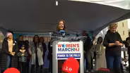 First lady shares story of sexual assault at Women's March