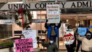 Protestors urge to stop power plant construction in Newark