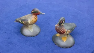 Appraisal: A. Elmer Crowell Miniature Decoys, ca. 1925