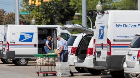 Video thumbnail: PBS NewsHour Postal Service gets boost to address long-standing issues