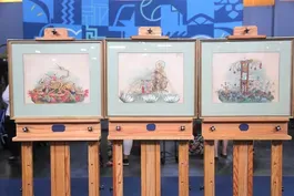 Appraisal: 1892 Mardi Gras Comus Krewe Float Watercolors