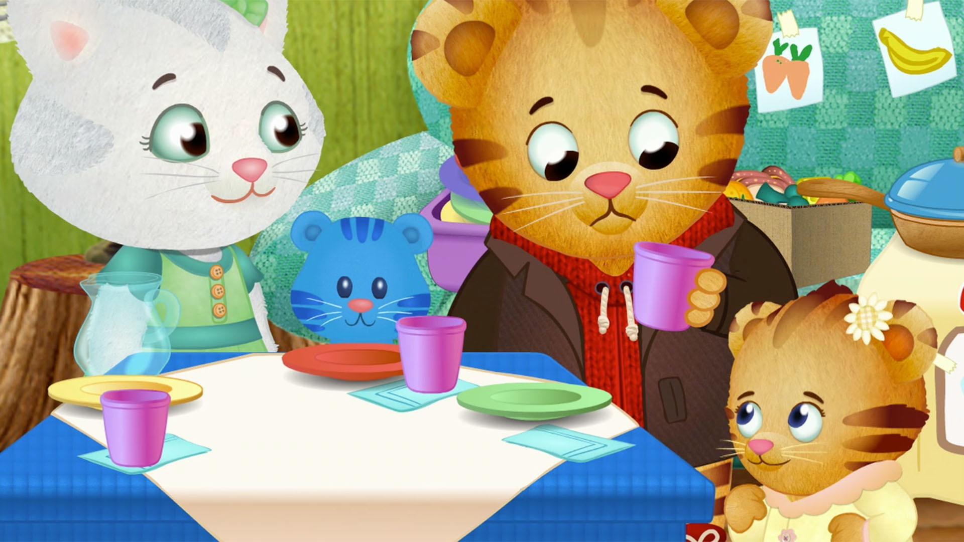 Cups and Plates, Daniel Tiger's Neighborhood