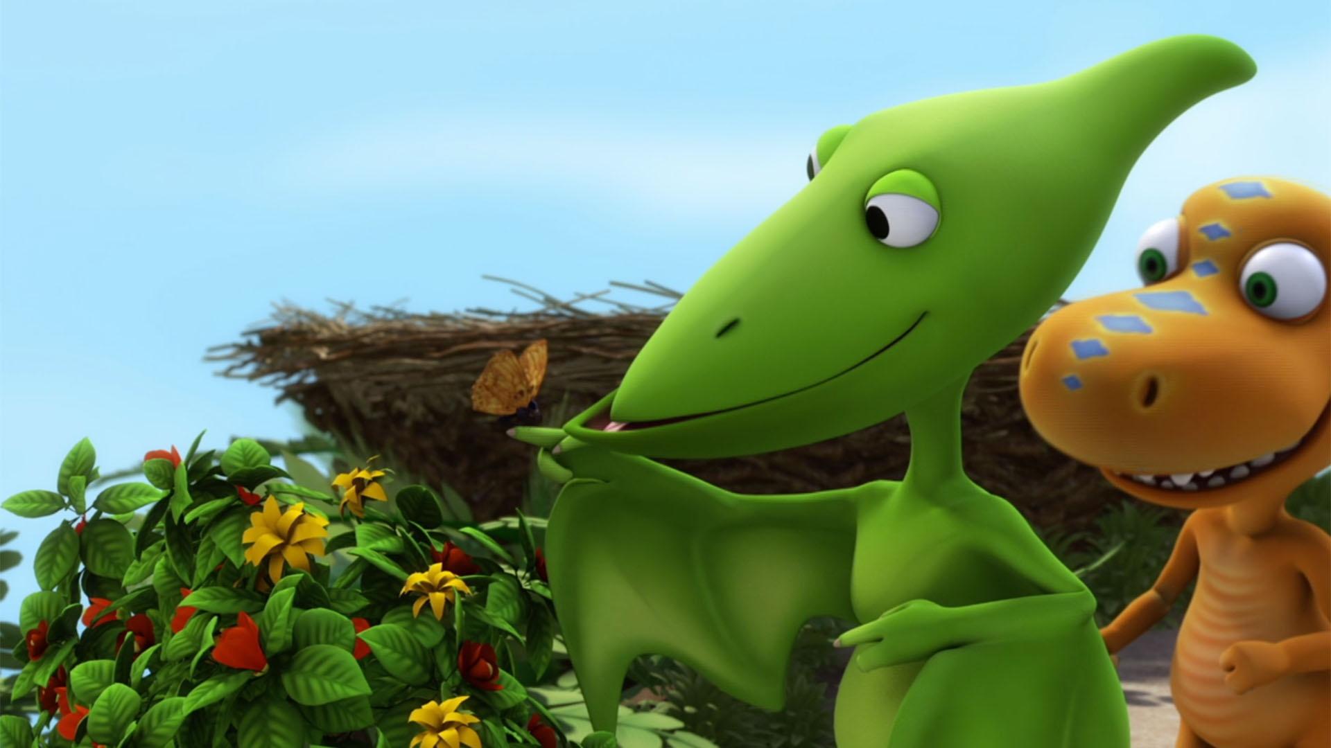 Dinosaur Train - Tiny's Fishing Friend/Butterflies Video