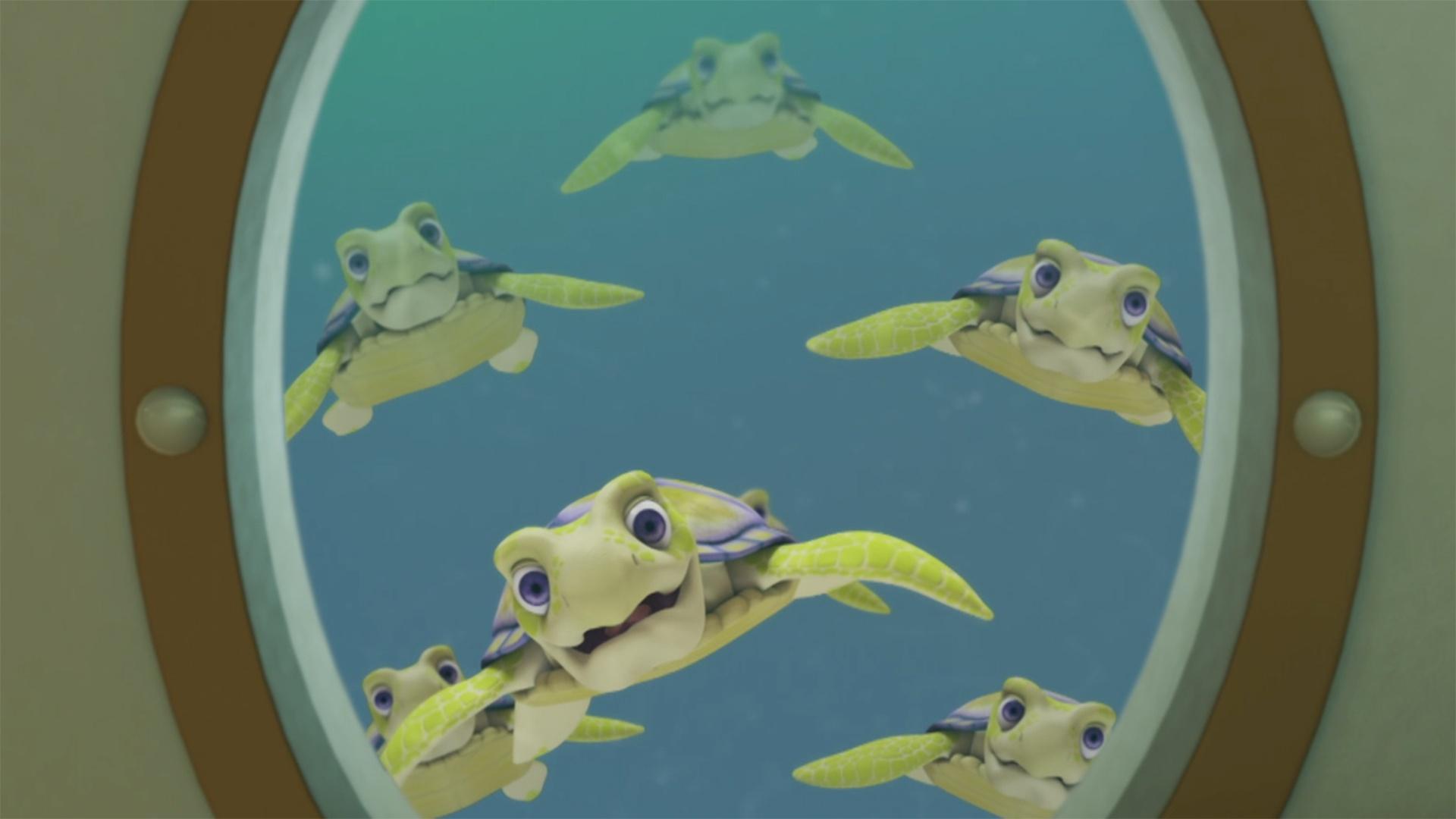 Dinosaur Train Submarine: A Sea Turtle Tale/Rocket Train