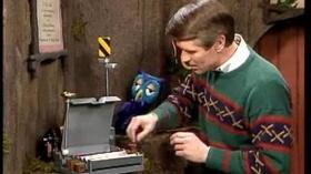 Video thumbnail: Mister Rogers' Neighborhood Neighbor Aber Fixes X the Owl's Copy Machine