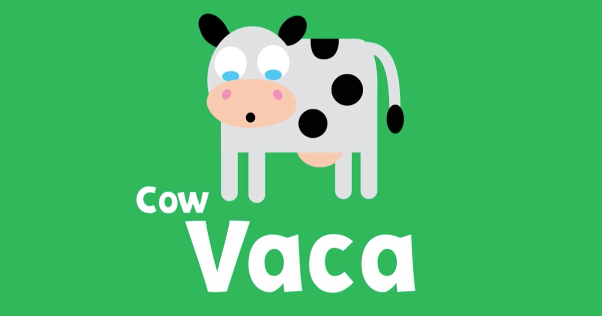 PBS KIDS Word of the Week Cow or Vaca PBS