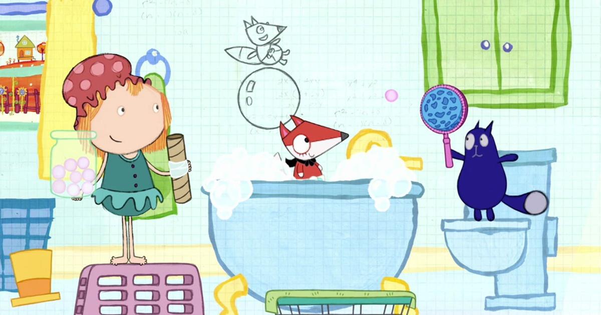 Peg + Cat Math in the Bath Bubble Bead Machine PBS