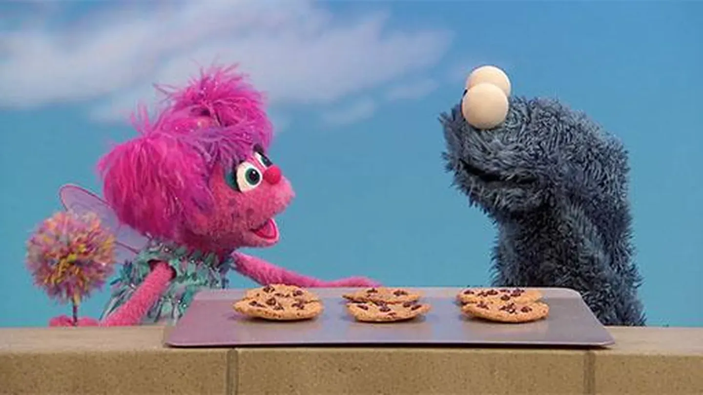 Abby and Cookie Monster Subtract Cookies
