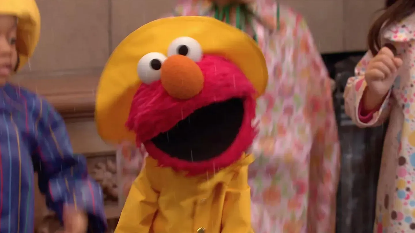 Elmo's Jumping in Puddles