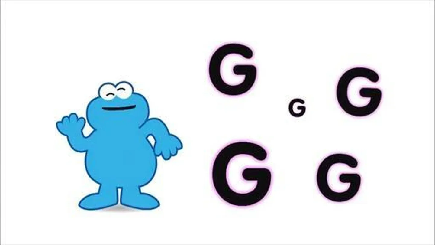 Cookie Monster and the Letter G