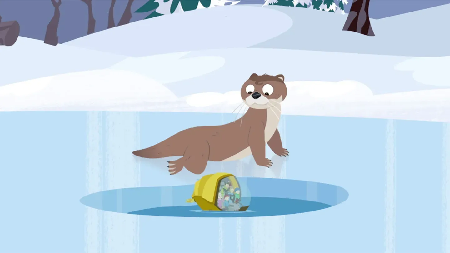 Under Frozen Pond