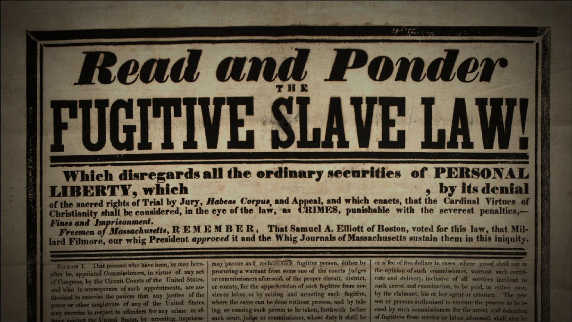 Classroom Fugitive Slave Act The African Americans Many Rivers To