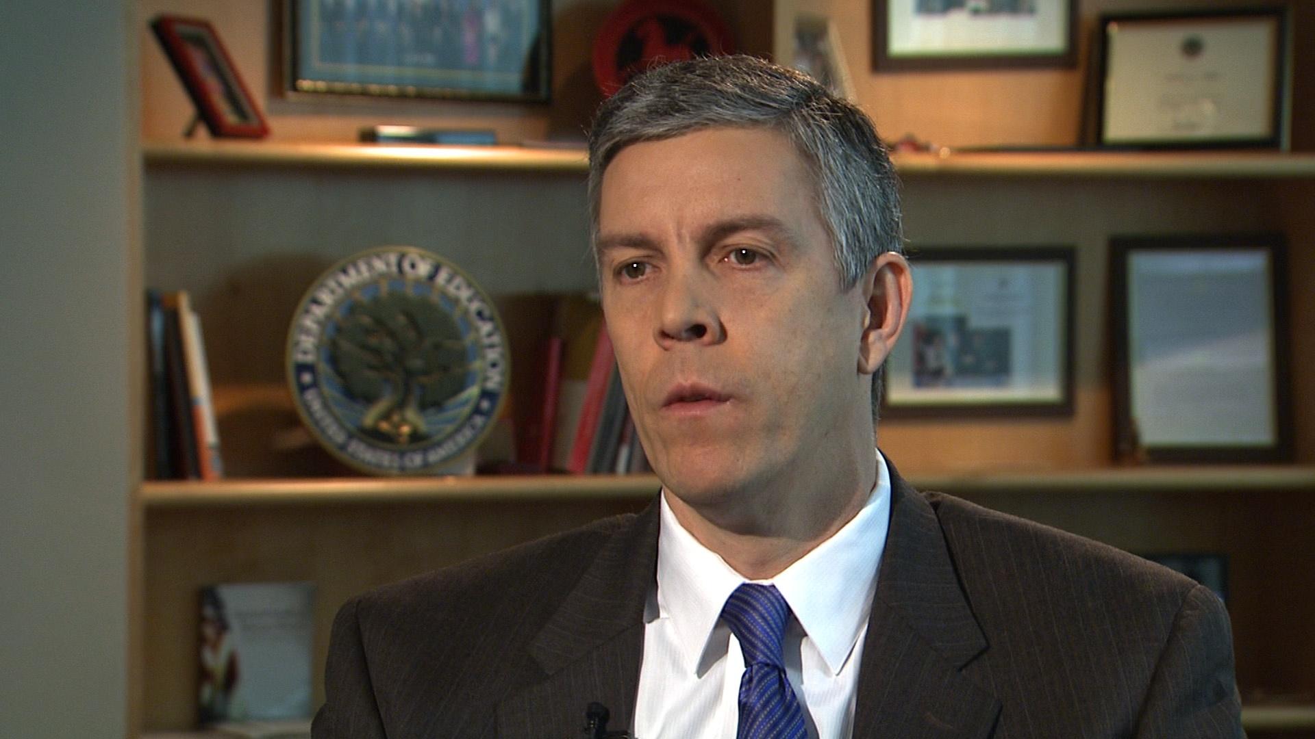 Interview Secretary Of Education Arne Duncan After Newtown Thirteen New York Public Media 