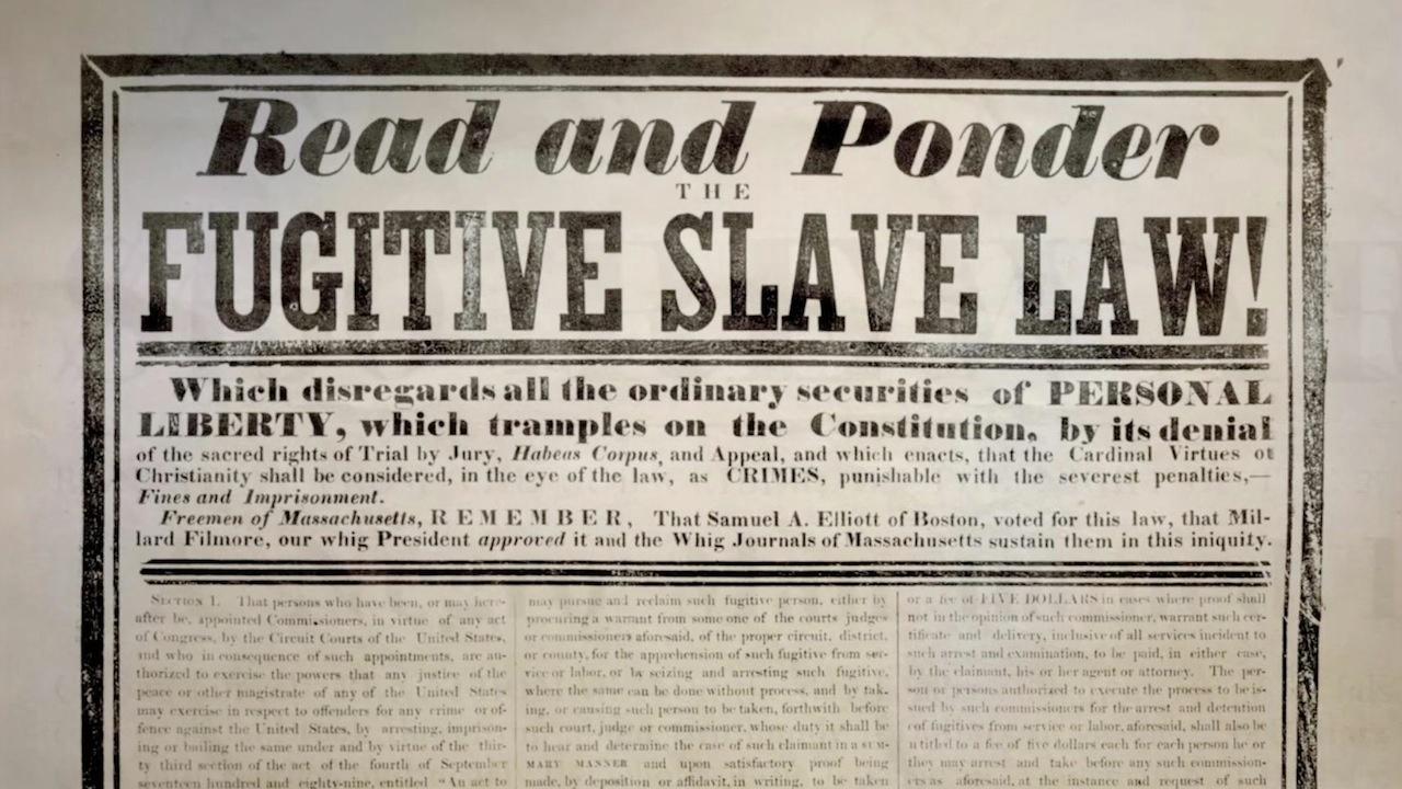 fugitive slave act map