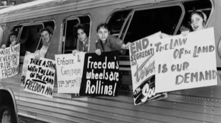 From the film Freedom Riders: Victory for Nonviolence,...