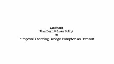 Filmmakers' Interview: Making a Film on George Plimpton