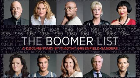 Video thumbnail: American Masters The Boomer List - Trailer