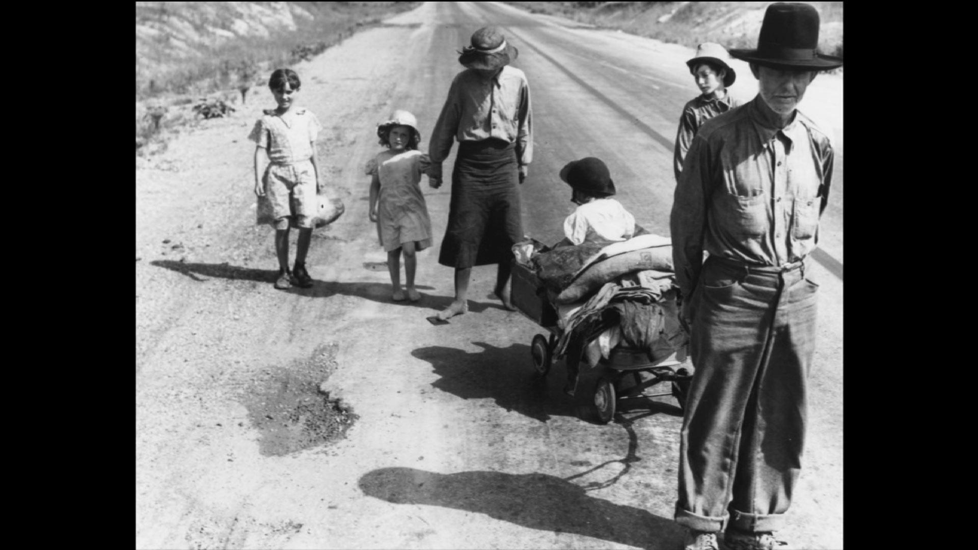 great depression dust bowl families
