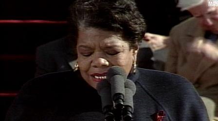 Dr. Angelou's inauguration poem for President Bill Clinton