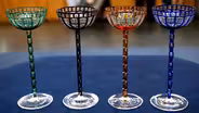 Appraisal: Bakalowits Otto Prutscher Goblets, ca. 1907