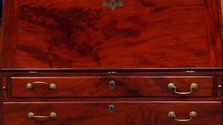 Appraisal: 1798 Chippendale Slant-Front Desk